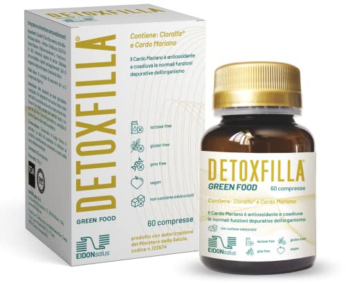 Integratore Detox con Clorofilla e Estratti Vegetali – Green Food Naturale – Supporto al Benessere dell’Organismo – Formula Antiossidante – 60 Compresse