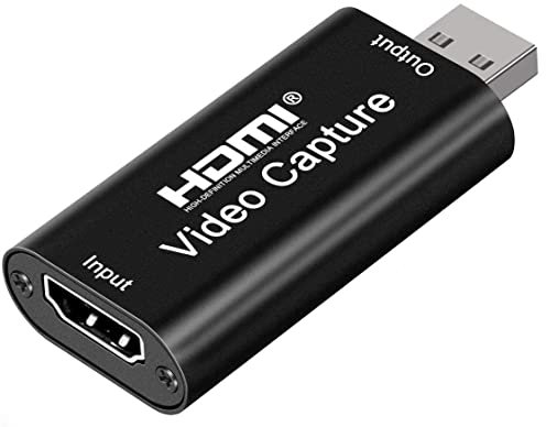PremiumCord Capture/Grabador HDMI para Grabar señales de vídeo y Audio en un Ordenador, resolución 4K @ 30Hz, Full HD @ 30Hz, Plug and Play.
