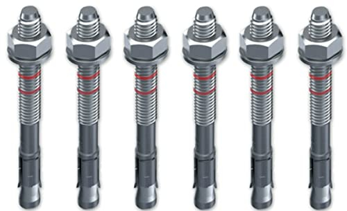 M12 x120mm - 20 Stück/Schwerlastanker OPTION 7 Bolzenanker verzinkt mit ETA Zulassung in Industriequalität Ankerbolzen Keilanker Schwerlastdübel