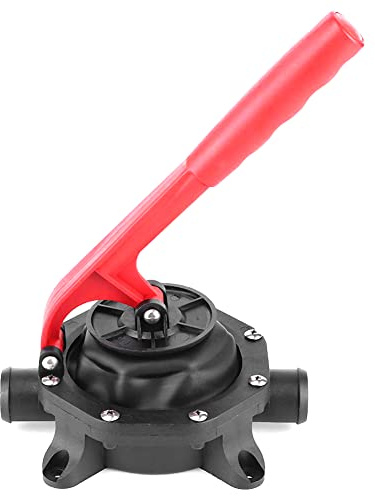 Manual Bilge Pump, 720GPH Capacity 12 Gallons/Min Manual Bilge Pump Hand Sewage Discharge Transfer Tools Diaphragm Self-Priming Pump Accessory 1-1/4in Inlet Outlet, for Marine Boat