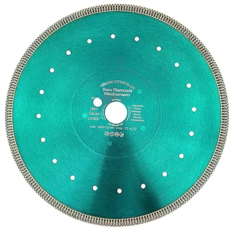 Profi Diamant-Trennscheibe Ceramik Super Ultra von EDW 300 mm H 30,0 mm Fliesenscheibe extra dünn Trennen und Schneiden von Fliesen Ceramik Feinsteinzeug Naturstein Granit Marmor