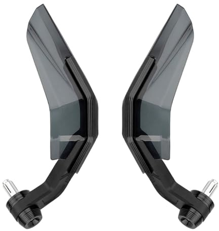 MOCNT Protège-mains de Guidon de Moto 7/8 Pouces Protecteurs de mains Coupe-vent pour Guidon de moto 22mm Protecteur de Guidon Déflecteur de Vent Bouclier Main Guidon Noir