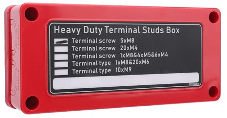 Blocco di Distribuzione 'alimentazione, Morsettiera per Sbarre Collettrici Marine M8 X 5 Heavy Duty Efficient 5 Post DC48V per per Barche (#1)
