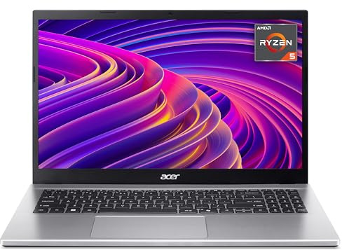 Acer Aspire Go 15 AG15-42P Laptop - AMD Ryzen 5 5625U, 16GB, 512GB SSD, Integrated Graphics, 15.6 Full HD, Windows 11, Silver