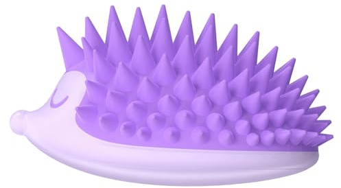 Kopfhaut-Shampoo-Bürste Weiche Silikonborsten Tiefenreinigungshaarmassierer | Igel-Kopfhautschrubber zur Schuppenentfernung Nass-Trocken flexible manuelle ergonomische