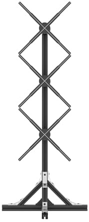45-62CM WIFI Controllo 3D Olografico Fan Display Verticale LED Logo Proiettore Olografico Annuncio Personaggio Virtuale Imaging Aereo for Cartelli Di Negozi Aziendali Alta Definizione(50cm)