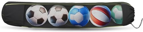 de Voleibol – de Transporte para Pelotas con Correa de Hombro Ajustable | Saco de Cuerda Transpirable para Equipo | Multifuncional Transpirable de cordón portátil para Deporte