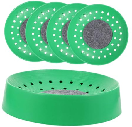 Artibetter 5 pièces Nichoirs Plastique pour Élevage de Moineaux et Pigeons Bols Réutilisables pour Nidification et Incubation Confortables et Durables avec Tapis Adaptés à Usage Domestique