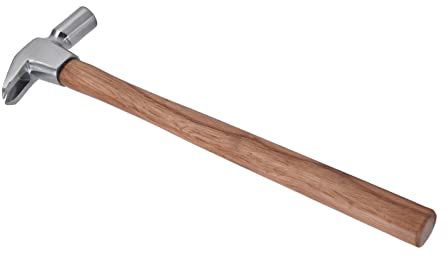 Tbest Martello da Maniscalco in Acciaio per Utensili con Manico in Legno per la Cura degli Zoccoli con Ferratura di Cavalli - Martello da Carpentiere per Maniscalchi, Veterinari, Bricolage