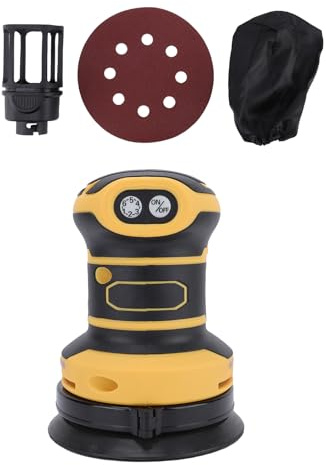 ZenithAur Cordless Orbital Sander 5-Inch 300W, 3-Speed up to 11000 RPM with Dust Collection System for Woodworking and Polishing, 20V Bare Tool