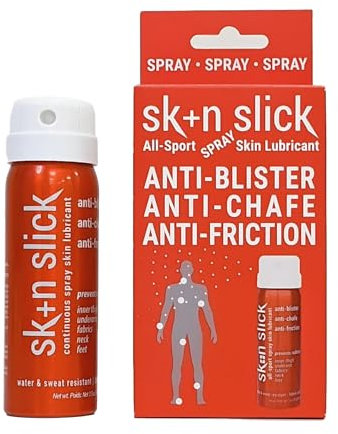 SKINSLICK - Spray Anti Frottements Pour Sport, Protection pour la Peau et Corps Pour Triathlon, Alternative aux Creme Anti Frottement, Prévient Ampoules et irritations, Confort et Protection (52 ml)