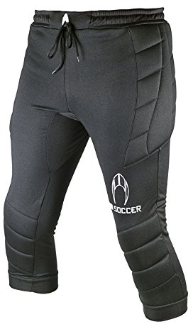 HO Soccer 3/4 Logo Pantalones de Portero, Unisex niños, Negro, 6