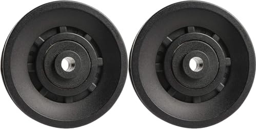 Topfinder Seilrolle 90mm, Umlenkrolle Fitness Latzug Fitnessgeräte Kraftstation Ersatzteile Riemenscheibe mit Kugellager