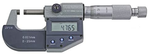 MIB Digital-Bügelmessschraube, ABS Mikrometer-Schraube 0-300 mm zur AUSWAHL: 100-125 mm