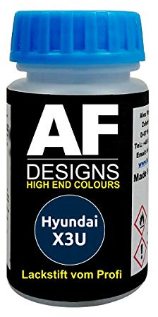 Alex Flittner Designs Lackstift für Hyundai X3U Morning Glory | Lackstift geeignet für Farbcode: X3U und Farbname: Morning Glory