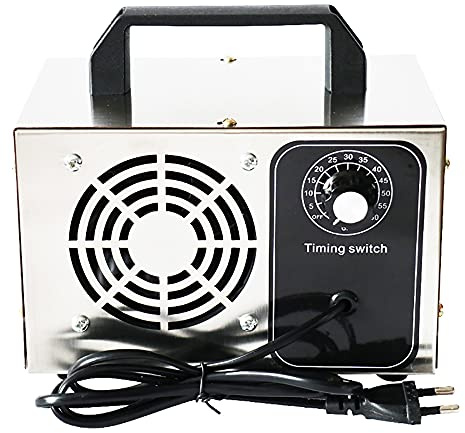 Generatore di Ozono con Timer, Purificatori d'aria ad Ozono Disponibili in Commercio per la Disinfezione di Stanze, Garage, Fattorie, Hotel e Rimuovere l'odore Animali Domestici (60000mg/H)