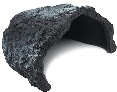 Schildkrötenhöhle Reptilienversteck & Schlangenversteck - Axolotl Gecko Schildkröte Sonnenplattform für Leopardengecko, Skorpione, Eidechsen, Schildkröten & Bartagamen Zubehör