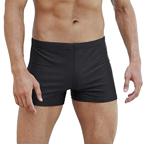 Arcweg Short de Bain pour Homme sans Coussin Amovible Sport Boxer Maillots de Bain Boxers sous-vêtements Cordon d'été Beach Board Shorts S(EU)