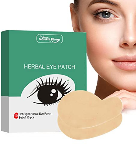 Fowybe Wormwood Eye Patch,Herbal Cold Eye Covers For Eyesight | Natural Herbal Wormwood Sticker Artemisia Mugwort Moxa Pads Chinese Medicine Herbal Paste Of Patch/box