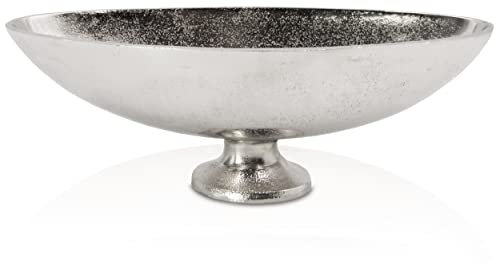 Blümelhuber Boho Deko Schale Silber Tisch Deko Dekoschale Silber - Flur Deko - Kleine Schale
