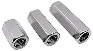 M2 M2.5 M3 M4 M5 M6 M8 M10 M12 304 Edelstahl Abstandsstange Lange Kupplungsmutter Sechskant Hochfeste Sechskantmuttern-M8 (2 Stück), 30 mm