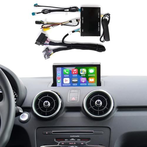 Road Top Wireless CarPlay Retrofit Kit for Audi A1 (2014-2018) with RMC | Wireless CarPlay Interface Decoder, Support Wireless Carplay, Android Auto, MirrorLink