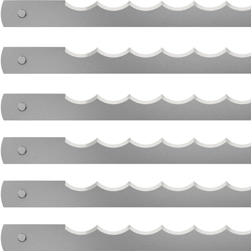 LEHRMANN Couteaux pour les trancheuses de pain (50 pcs) 260 x 13 x 0,5 mm sans revêtement