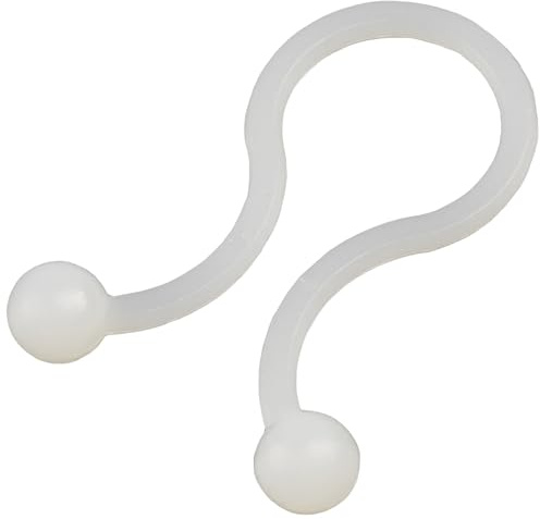 AERZETIX - C41934 - Set di 25 fermacavi a torsione Ø11mm riutilizzabili - clip a bloccaggio di filo - in plastica - colore bianco - cablaggio serraggio