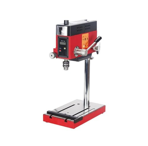 150w Multifunctional Mini Vertical Milling Machine, Spindle Travel 40mm, Spindle Box Travel 200mm, Spindle Hole Taper B10 Or JT1, Speed 100-5000rpm, for DIY Metal Processing Machinery