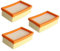 Frogetu 3 Pezzi Filtro di Ricambio per Aspirapolvere Kärcher,Filtro a Pieghe Piatte Adatto per WD4,WD5,WD6,MV4,MV5,MV6,Filtri a Pieghe Piatte,Filtri per Aspirapolvere Kärcher