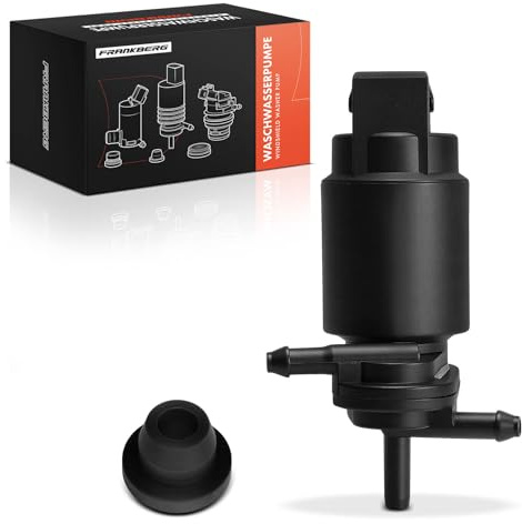 Frankberg Scheibenwaschpumpe Waschwasserpumpe Vorne Hinten 2-Polig | 1H6955651; Kompatibel mit T.r.a.n.s.p.o.r.t.e.r IV Kasten 70A 70H 70J 7DA 7DH, P.a.s.s.a.t Variant 35I 3A5