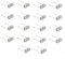 For Greenworks 29272 Replacement Dethatcher Tines, Steel Spring Teeth for 27022 2500600G Scarifier Lawn Thatch Remover Compatible Accessory(18pcs)