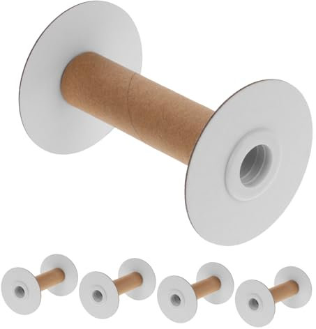 HOODANCOS Set Da 5 Rocchetti Per Cucito e Avvolgimento Filo, Contenitore Pratico Per Nastri e Filati, Compatibili Macchine Da Cucire Domestiche, Per Progetti Di Cucito e Artigianato Fai Da Te