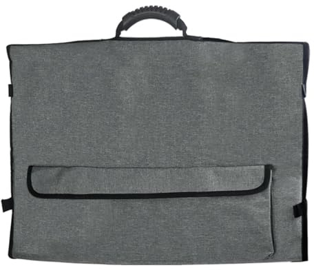 Generico Custodia di viaggio per lo schermo del monitor - Borsa di stoccaggio durevole con cerniera e maniglia | Monitoraggio leggero Monitoraggio con tasche per per attrezzature da 27 per schermo,