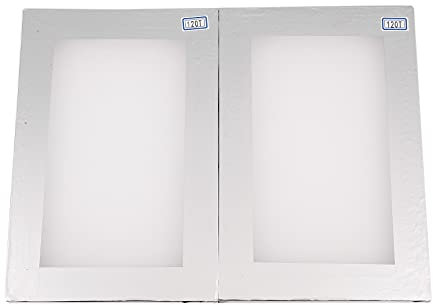 Rinteea 2 x A4--Aluminiumrahmen, gespannter 120T -Polyester-Sieb für Leiterplatten