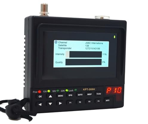 Cercatore Satellitare DVB-S2 Misuratore Ricevitore TV Digitale Full HD MPEG-4 DVB-S Rilevamento Preciso