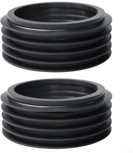ZYNCUE Water Tank Toilet Drain Pipe Sealing for Ring 2 Pack, 90mm to 110mm Pipe Adapter for Sewage System, Rubber Seal for Leak Prevention