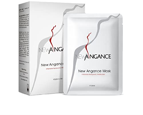 NEW ANGANCE MASK, Revitalizing, Moisturizing, Soothing Skin Texture, 10 Sheets (Hyaluronic Mask)