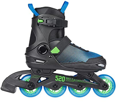 Firefly Ils 520 Inline-Skate, Black/Blue/Green LIM, Medium