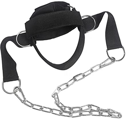 Dickly 1 Arnés de Cabeza Y Cuello, Negro, Más Fuerte, Duradero para Levantamiento de Pesas, Boxeo Muscular