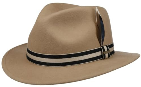 Stetson Traveller Filzhut Wollfilz Outdoor Unisex Herbst Winter beige L (58-59 cm)