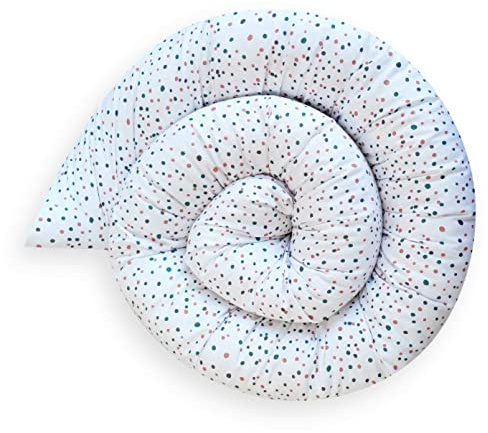 Bebeloo Bettschlange Bettkissen Seitenschläferkissen Nackenrolle Schlafkissen Kuschelschlange Stillkissen Zierkissen Zugluftstopper Body Pillow Baumwolle (Vogelbeere, 210 cm)