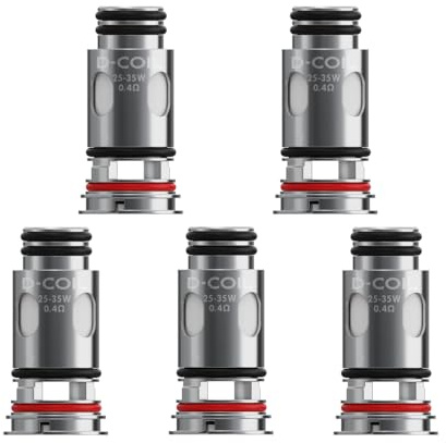 5 pz/confezione S-mok D-Coil Meshed (0,4ohm) per TF-D Atomizzatore Riempimento dall'alto Flusso d'aria dall'alto E-Cigarette Originale - No Nicotine
