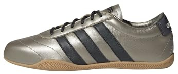 Adidas Women's Grand Court Low Top, Cyber Metallic/Carbon/Gum, 9