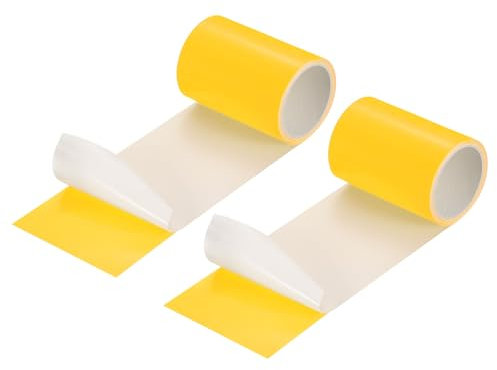 QUARKZMAN Pool Reparaturset Unterwasser Klebeband Gelb, 2 Rollen 7cmx1,5m Selbstklebend Dichtungsband Wasserdicht Reparaturband für Schwimmring Zelt Plane Schlauchboot Luftmatratze Hüpfburg