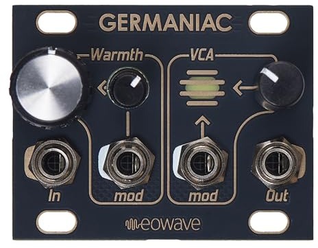 Eowave 1U Germaniac - VCA Modular Synthesizer
