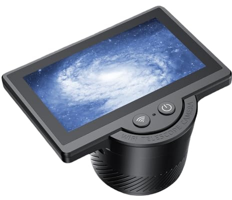 Generic Oculare elettronico WiFi 1080P telescopio fotocamera oculare con schermo IPS da 4,3 pollici oculare digitale per telescopio astronomico accessori