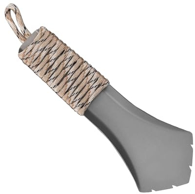 Attrezzo da scavo da campeggio – Vanghe leggere in titanio, attrezzatura da trekking pieghevole, in metallo resistente, attrezzatura portatile per avventura con design confortevole, cazzuola