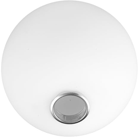 Abat-jour Suspendu Globe en Verre Blanc Dépoli pour Plafonniers | Finition Mate,, Forme Ronde Sphérique, Installation Facile Lumière Douce Usage Polyvalent pour Lampe