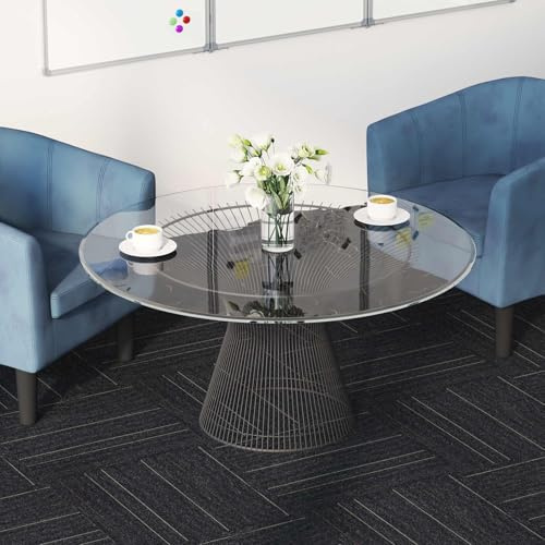 YunCangg Azulejos de alfombra gris oscuro con rayas, 50 x 50 cm, 36 unidades, suelo de moqueta, laminado, parqué, vinilo, corcho, baldosas, entarimado, piso, aislamiento acústico